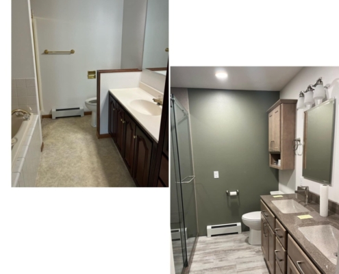 Before & After Farmhouse Bathroom Remodel