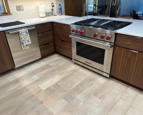 Walnut Wood Kitchen