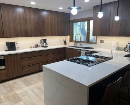 Walnut Wood Kitchen