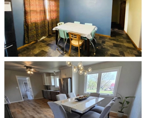 Before & After Dining Area